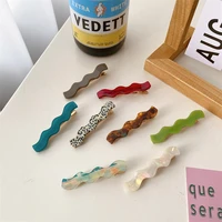 acetate hairpin new tortoiseshell wave bangs barrettes duckbill clip side hair clips for women hair accessories