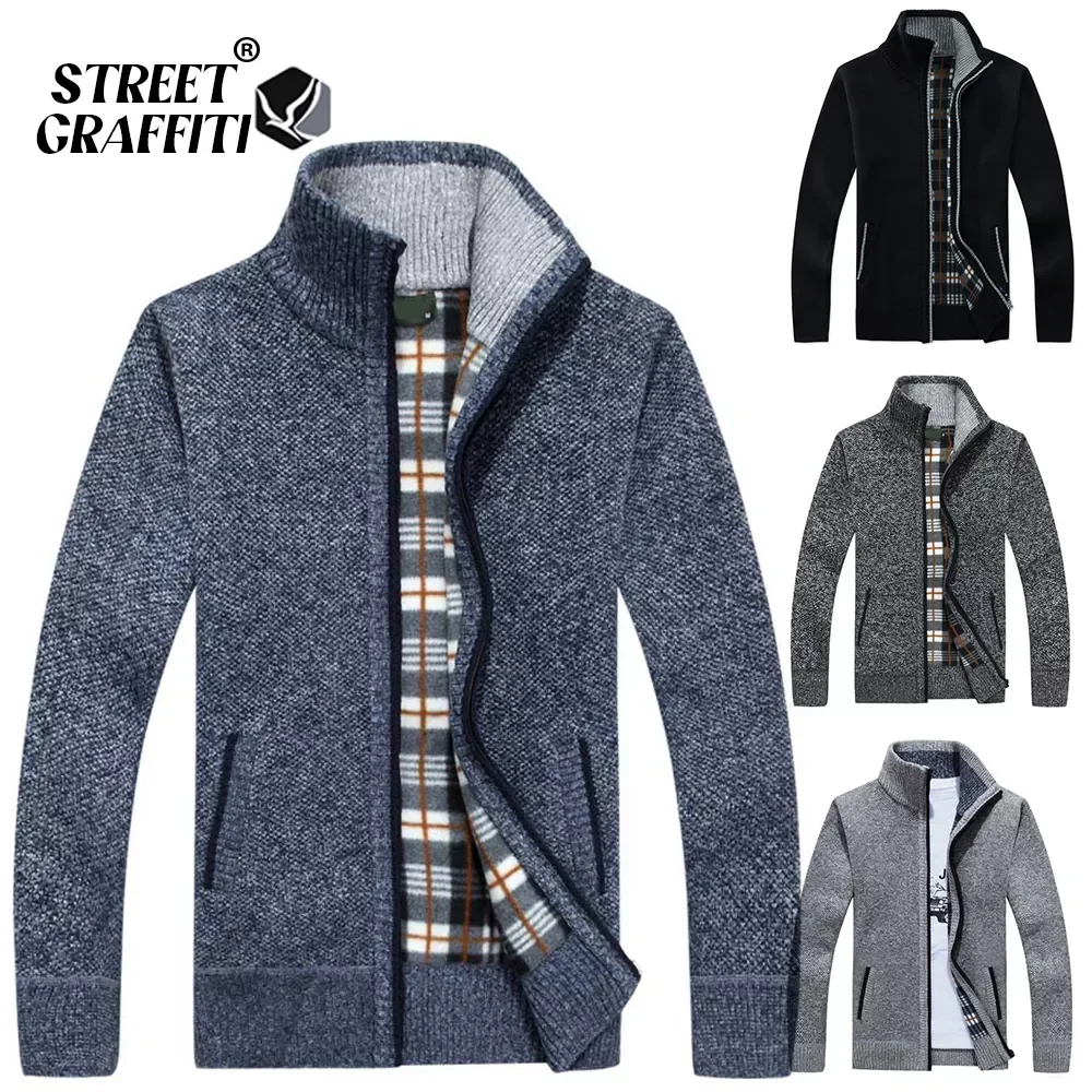 

NEW IN S.T.G 2022 Autumn Men's Jackets Cotton Casual Solid Slim Fashion Vintage Coat Warm High Quality Cltohing Jackets Men