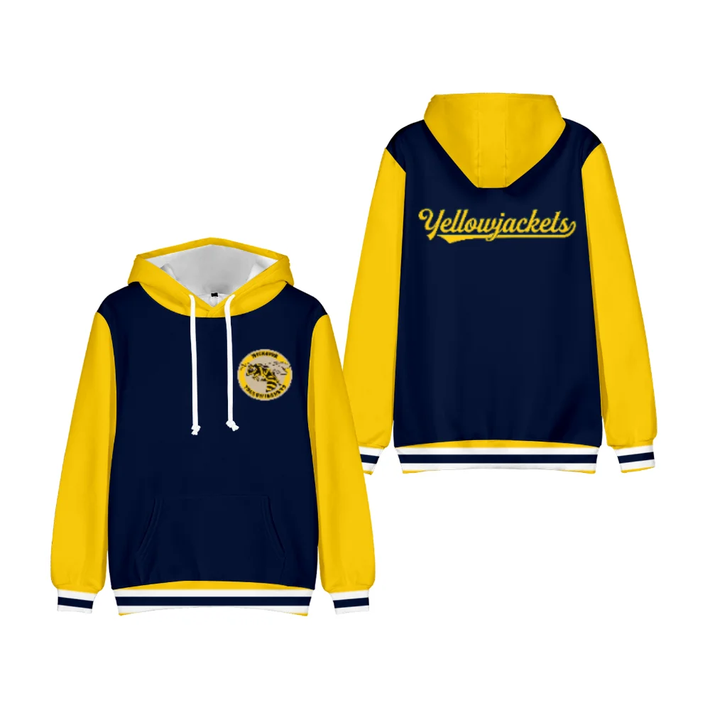 

Желтая куртка Merch толстовка мужская женская форма свитшоты Harajuku уличная одежда Y2k толстовки модная ТВ серия желтая куртка одежда