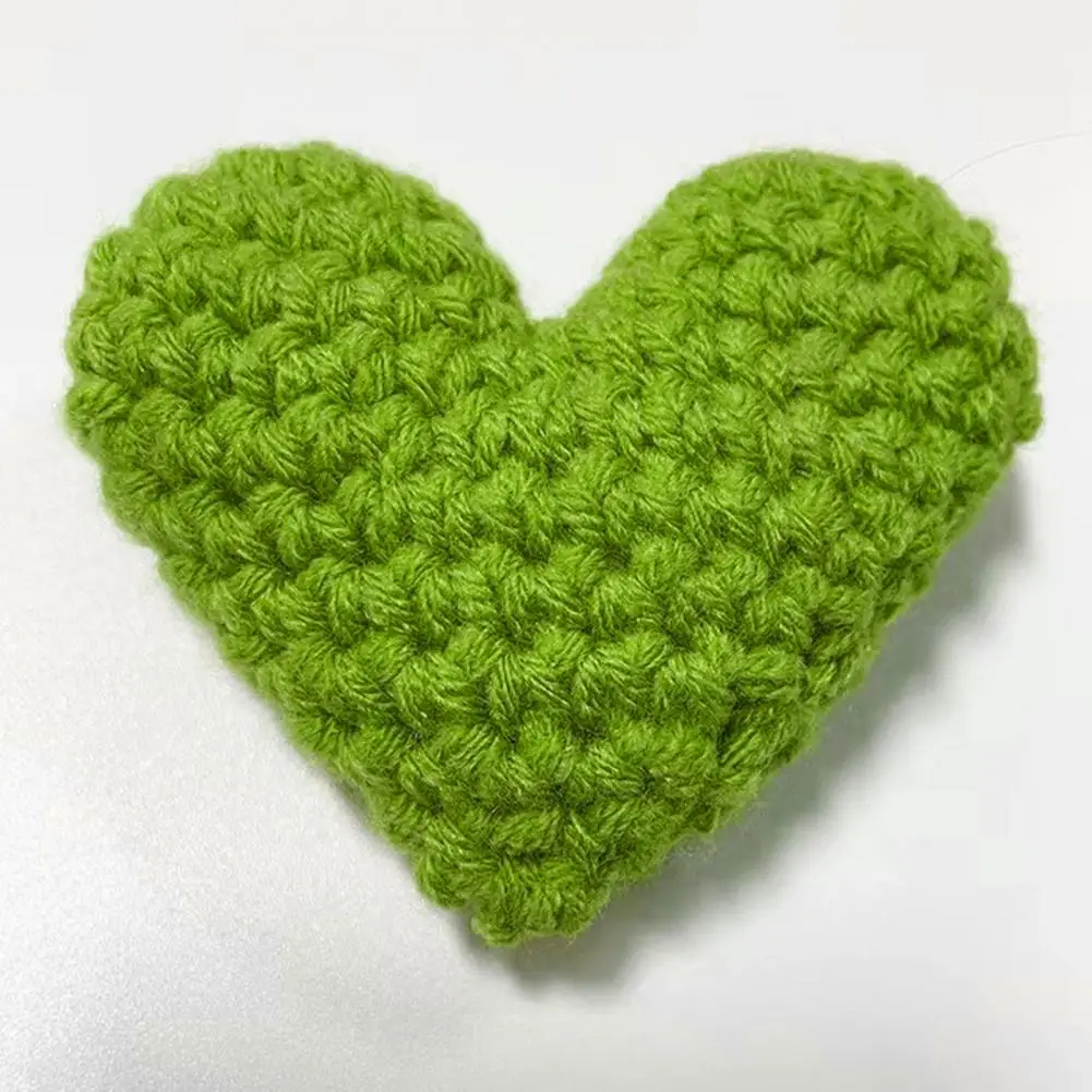 

Message of Encouragement Gift Handmade Crocheted Heart Pocket Hug Fine Workmanship Encouragement Gift Cute Knitted Decoration