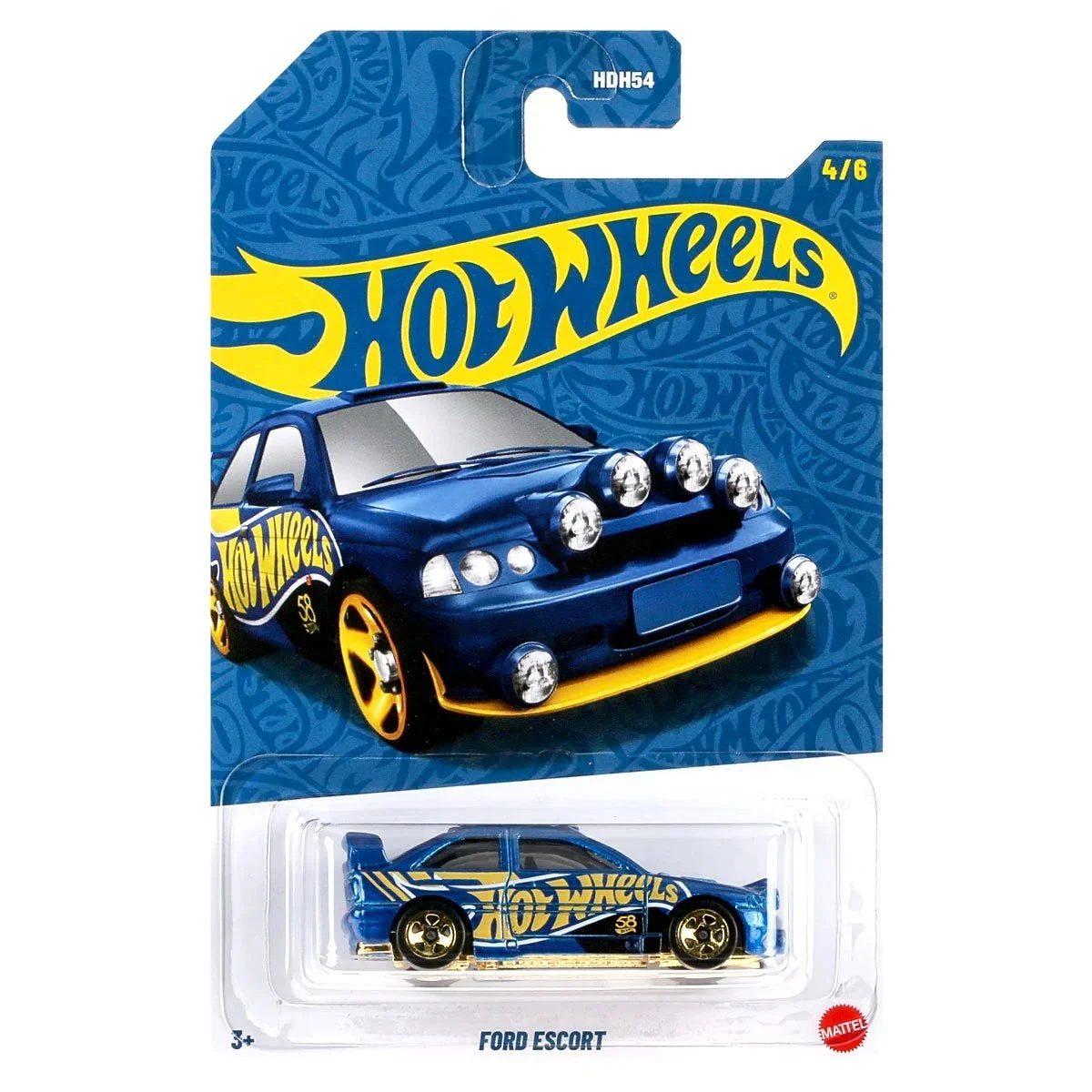 Фото HDH54 HOT WHEELS 1:64 M3 Rodger Dodger Ford Fiat, литая под давлением модель автомобиля из сплава, детские игрушки и подарки №5