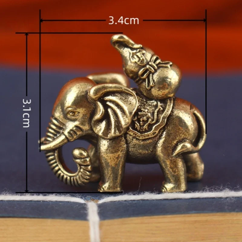 

Ретро латунные статуэтки слоны