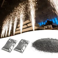 Ti Metal Dust 200g/Bag Powder for Stage Cold Spark Fountain Machine MSDS Certification Spark Powder for Indoor and outdoor Party