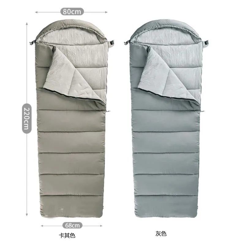 

Camping Sleeping Bag Ultralight Compact Potable Envelope Winter Sleeping Bag Cotton Quilt Outdoor Traveling Hiking Sleeping Bag