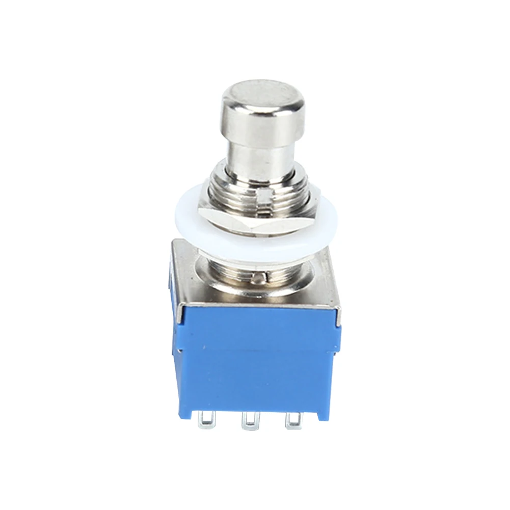

50pcs/box Button Foot Switch For Guitar Effect Pedal Mini Professional Practical 3PDT 9pin True Bypass Easy Install Control