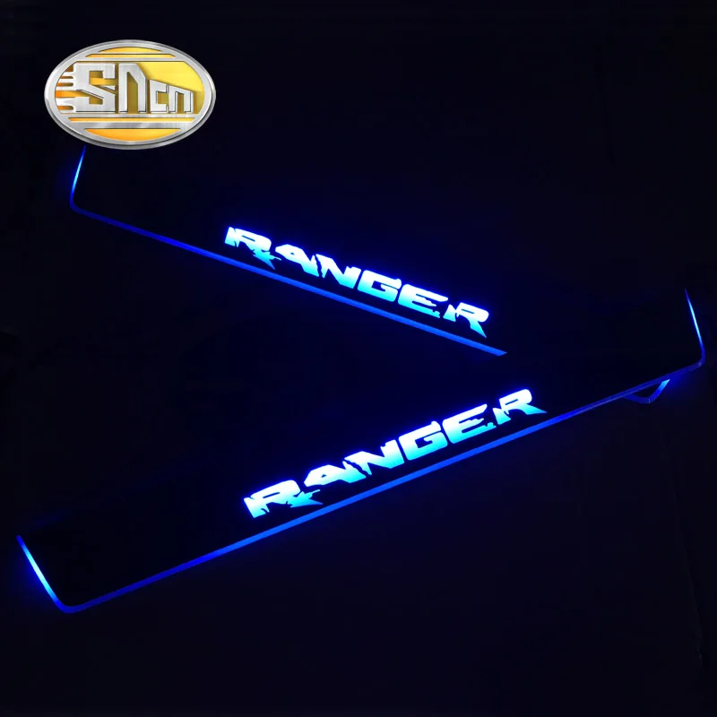 

For Ford Fusion Kuga Escape Mustang Edge Explorer Focus Fiesta Taurus Ecosport Ranger Everest Dynamic Led Door Sill Scuff Plate