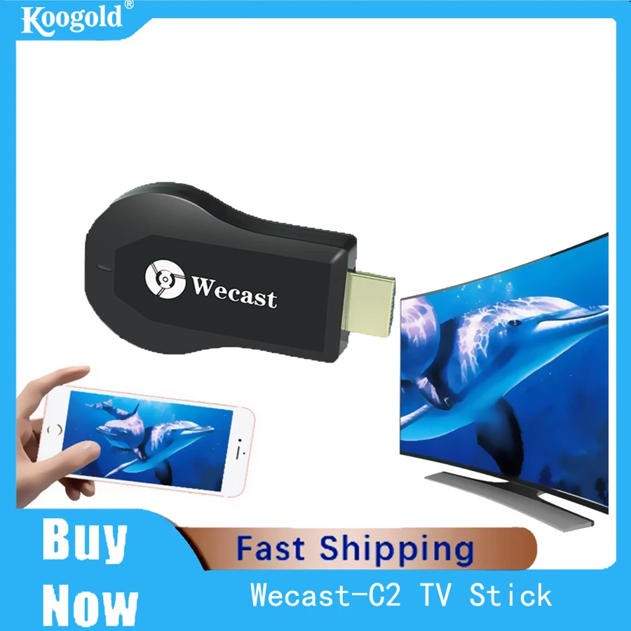 

ТВ-адаптер Koogold, 1080P, HDMI, совместим с Android, iOS, iPhone, Mac, Windows