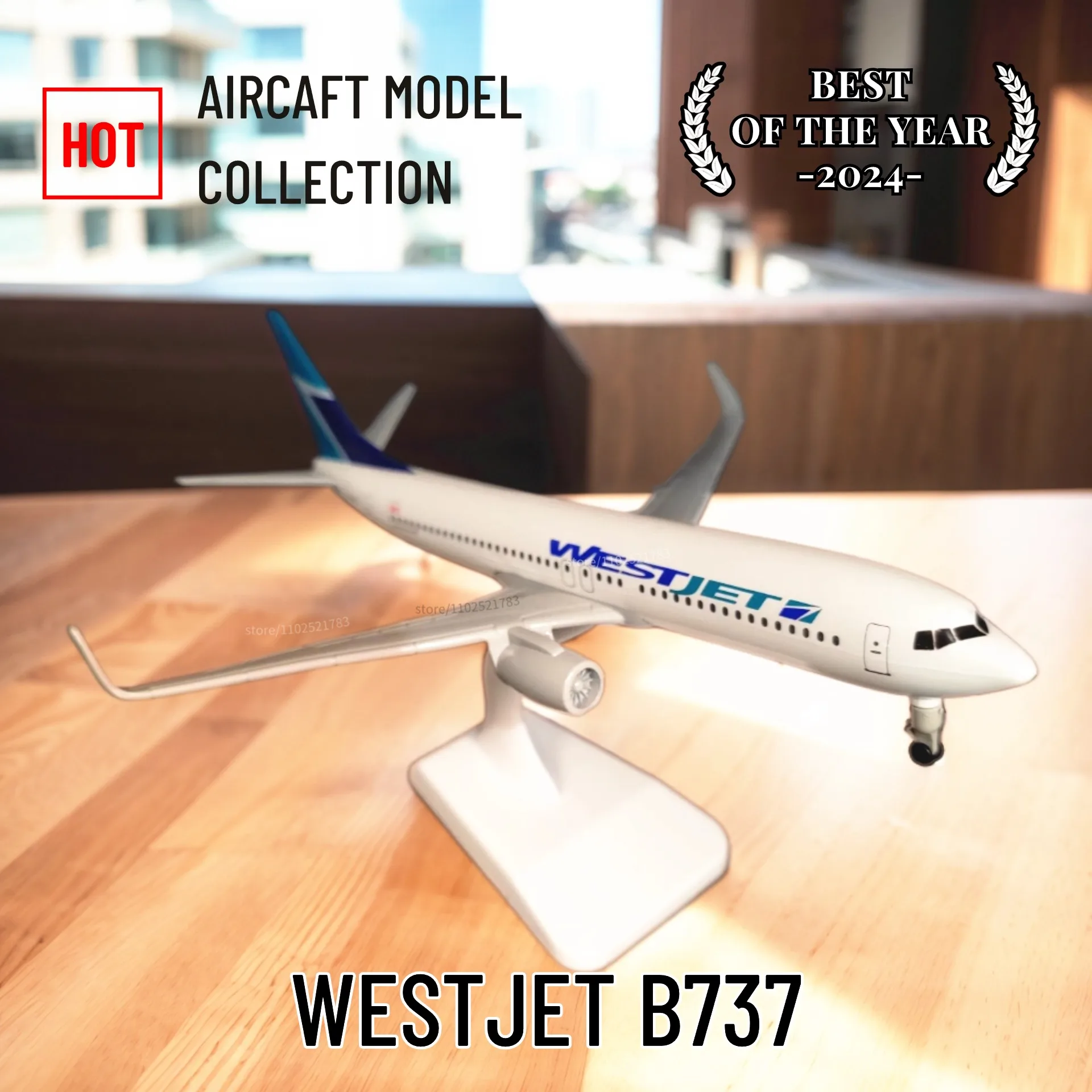 Модель самолета Westjet Aviao масштаб 1:250 миниатюрная авиационная игрушка-подарок на