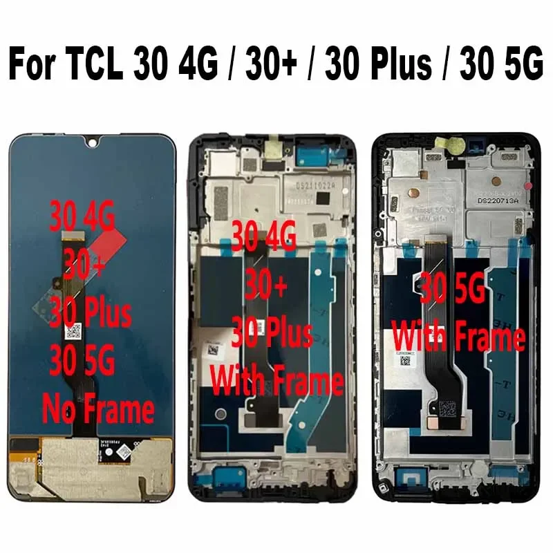Для TCL 30 5G T776H T776O ЖК-дисплей с цифровым преобразователем сенсорного экрана в сборе