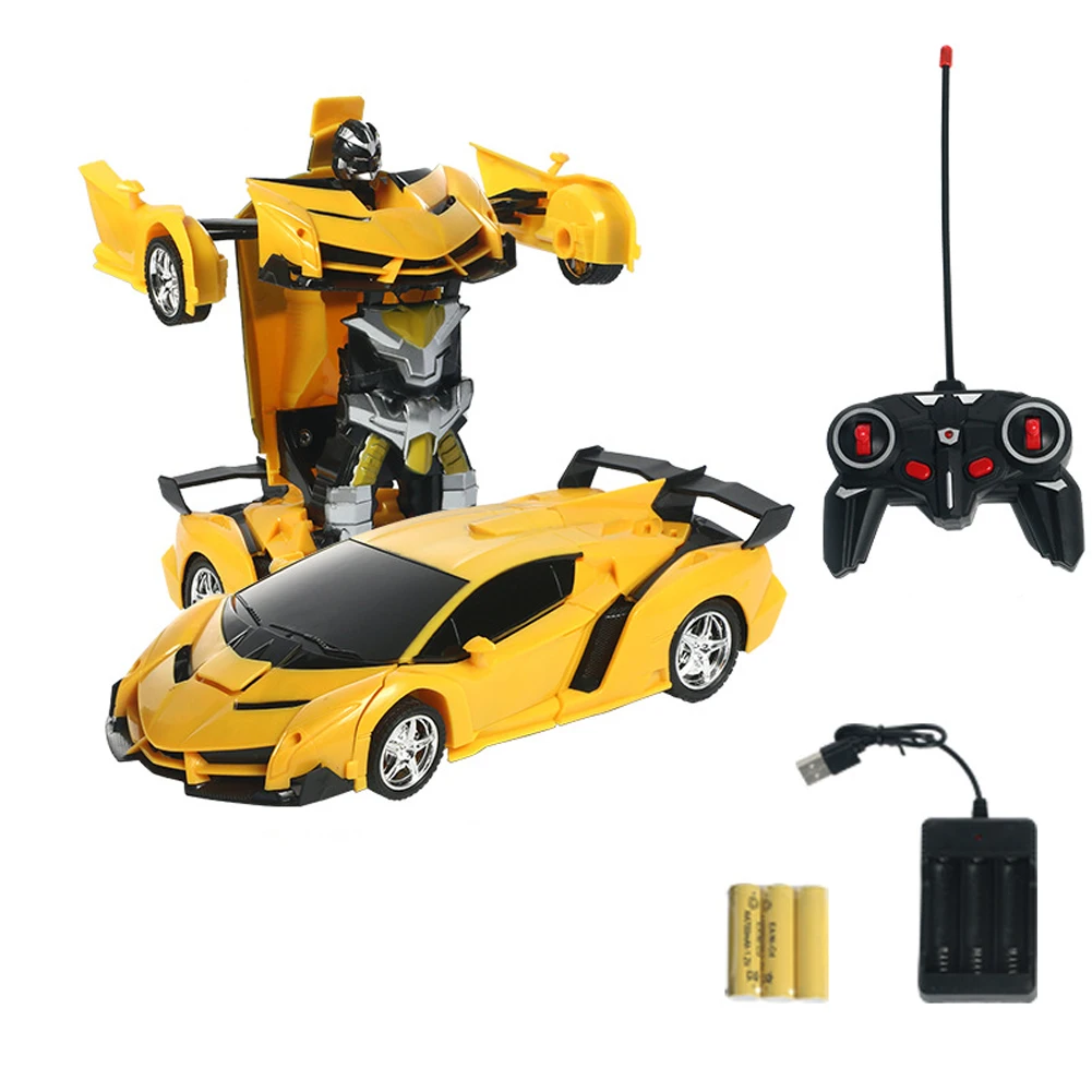 

2 in 1 Electric RC Car Transformation Robots Children Boys Toys Outdoor Remote Control Sports Deformation Car Robots Model Toy