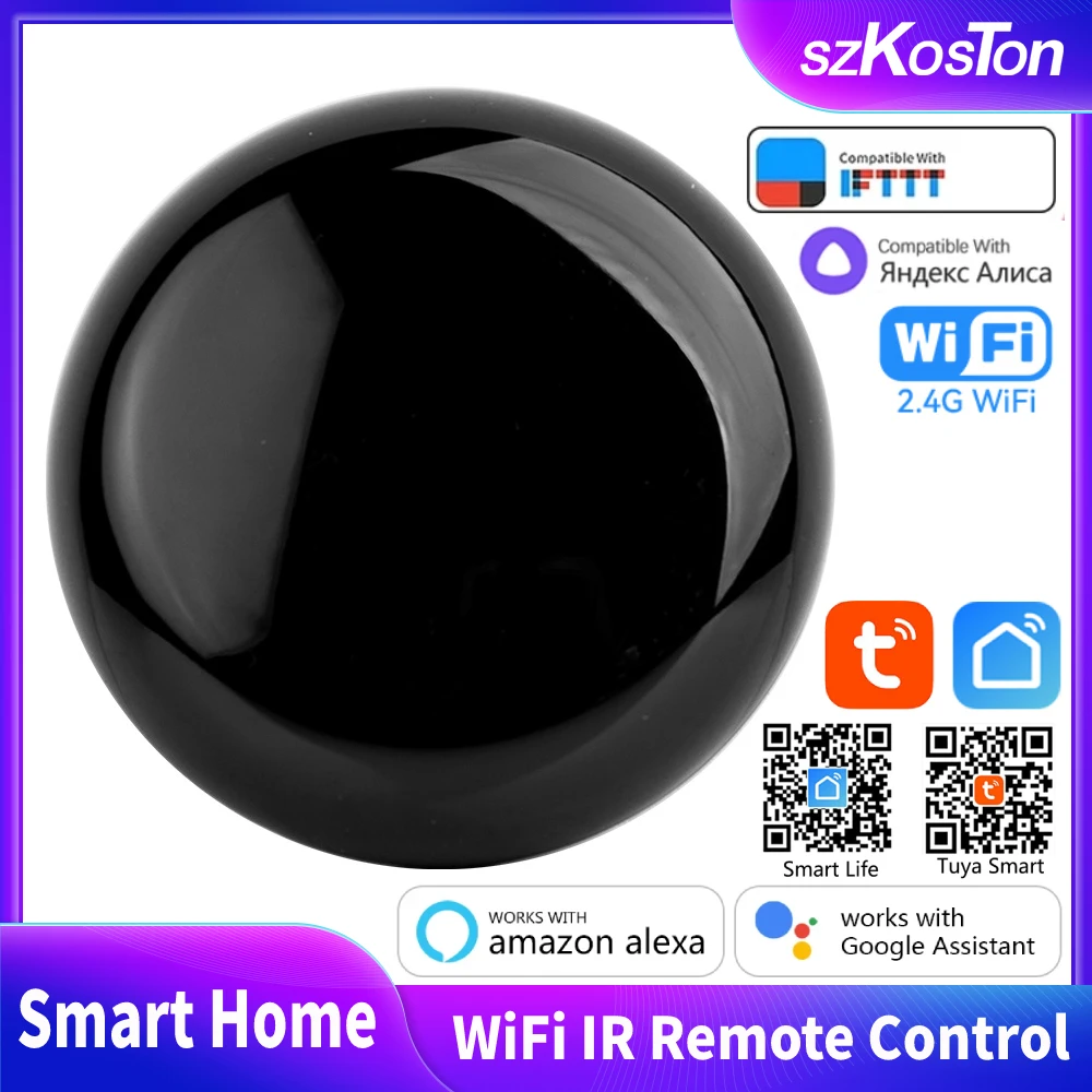 

Универсальная инфракрасная система управления умным домом Tuya Smart Life с Wi-Fi, работает с Alexa Google IFTTT