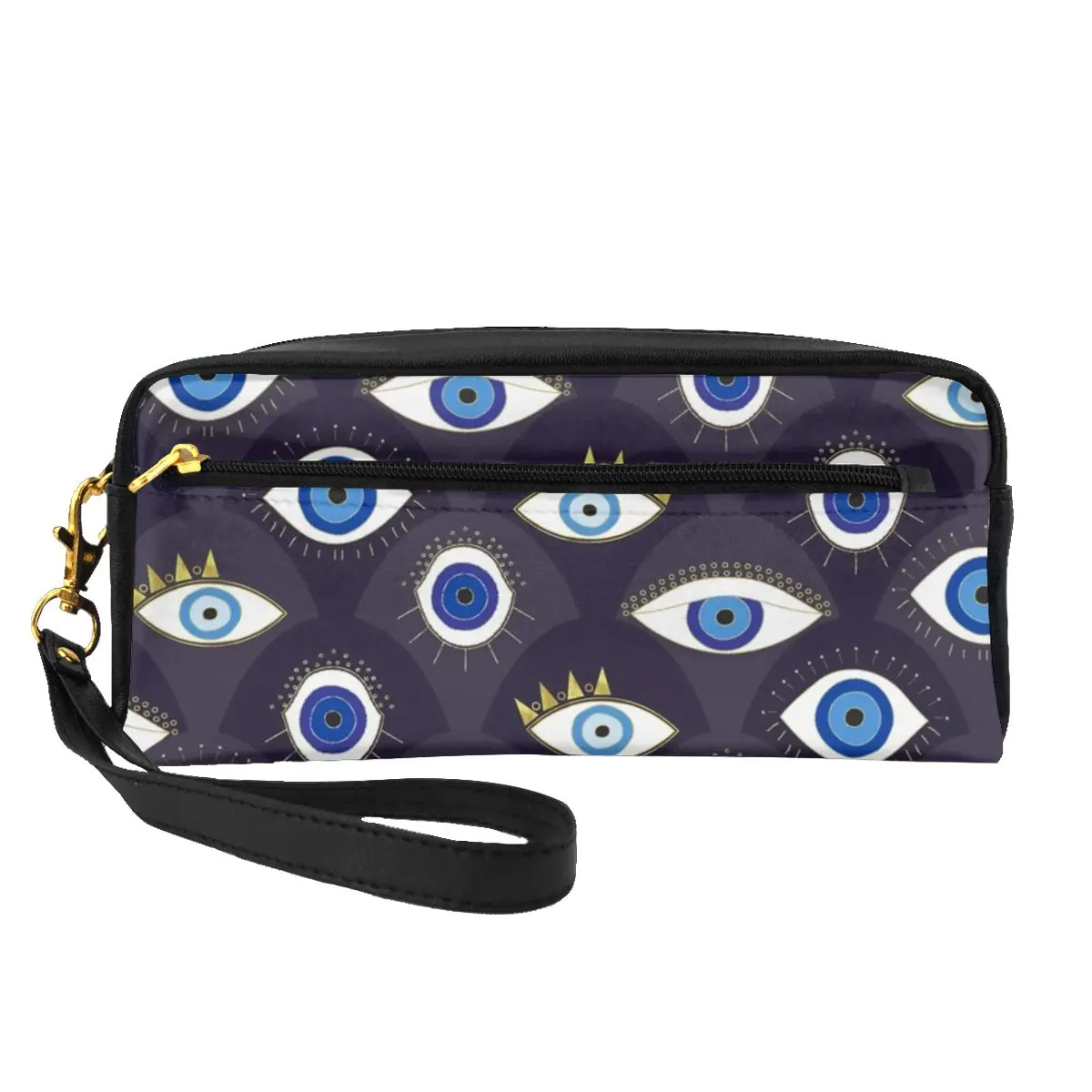 

Eyes Leather Storage Organizers Various Evil Eye Women's Makeup Bag Multi-purpose Bathroom Cosmetic Bags