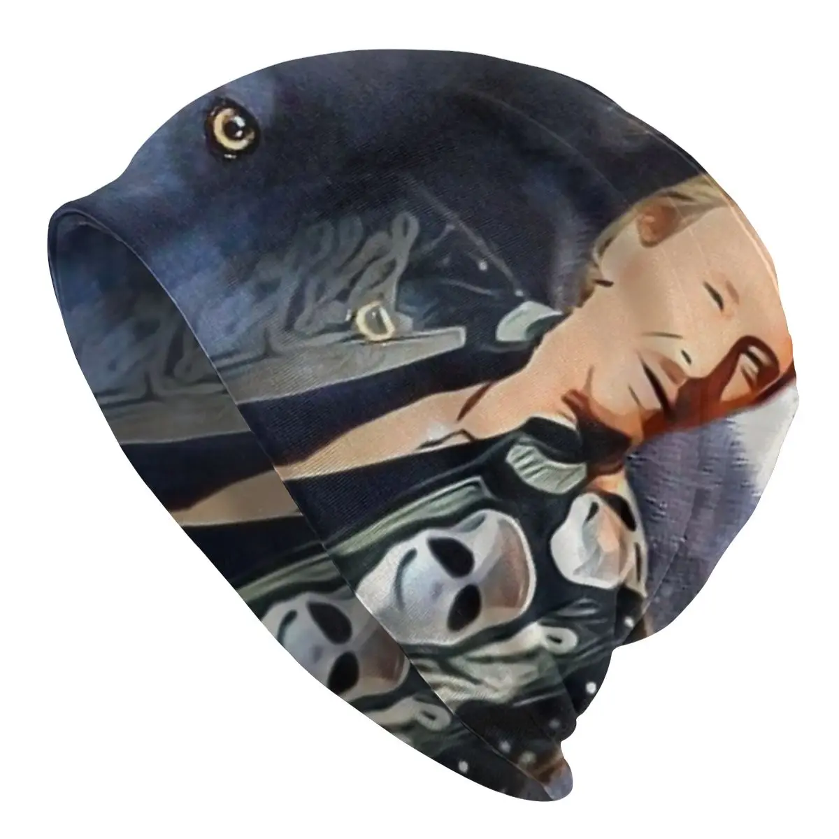 

Johnny Hallyday Bonnet Hats Knitting Hats Autumn Winter Rock Music Singer Ski Skullies Beanies Hats Men's Women's Adult Warm Cap