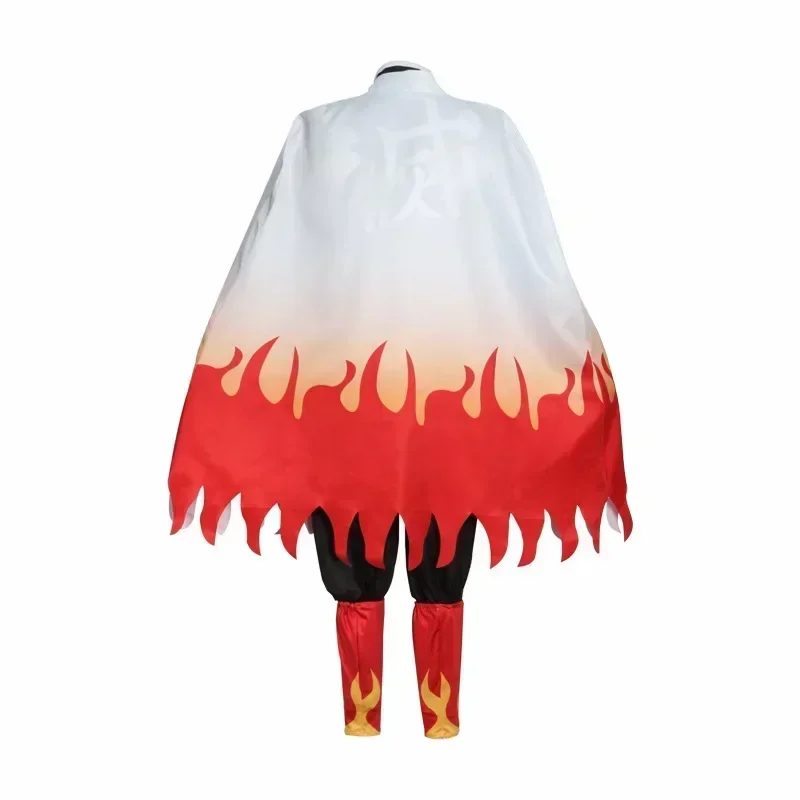 Rengoku Kyoujuro Косплей Костюм Аниме Kimetsu Униформа Парик No Yaiba Хэллоуин Взрослых Детей