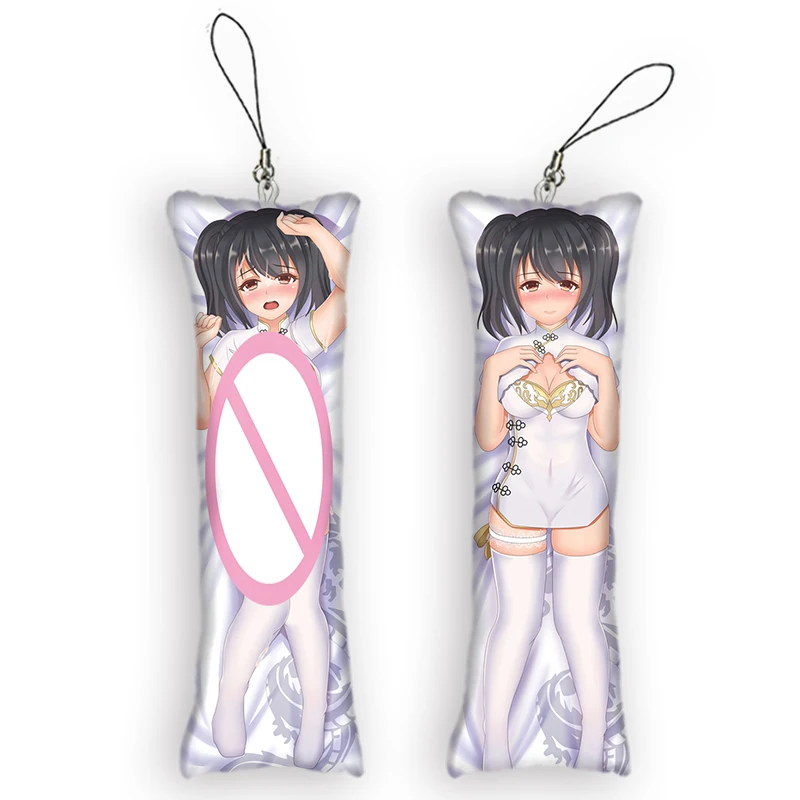 

LoveLive Yazawa Nico Mini Dakimakura Keychain Cute Pendant Small Pillow Decoration Key Chain Bag Pendants Anime Print Otaku Gift