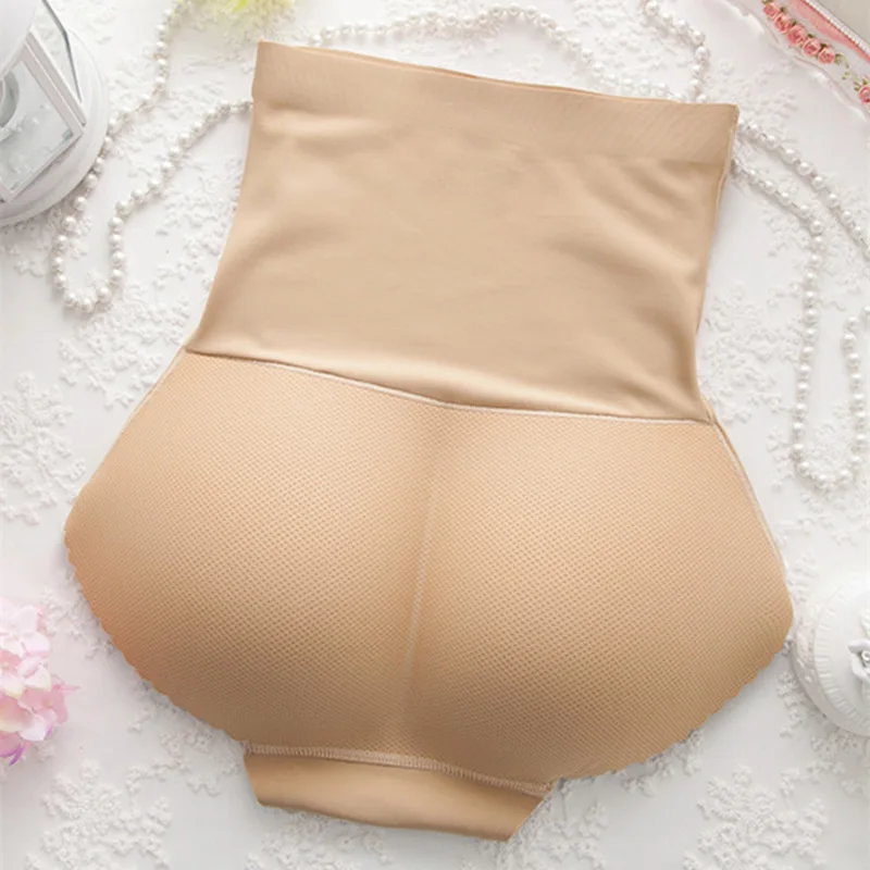 Women Tummy Control Body Shaper Fake Ass Butt Lifter Briefs Lady Sponge Padded Butt Push Up Panties Underwear Lingerie Slimming