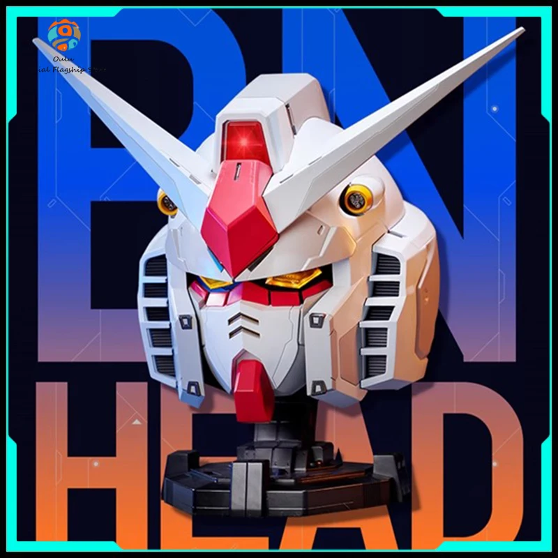 

Bandai Mobile Suit Gundam Anime Figure RX-78-2 Gundam Glowing Head Model 37.5cm Room Decoration Amuro Ray Christmas Gift