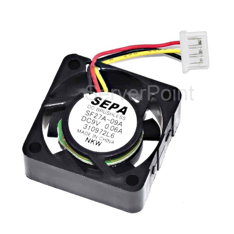 Оригинальный Новый SF27A-09A DC9V 0.06A 3010 3-проводной бесшумный охлаждающий вентилятор для SEPA