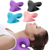 neck massage pillow neck shoulder cervical chiropractic traction device massage pillow for pain relief body neck massager