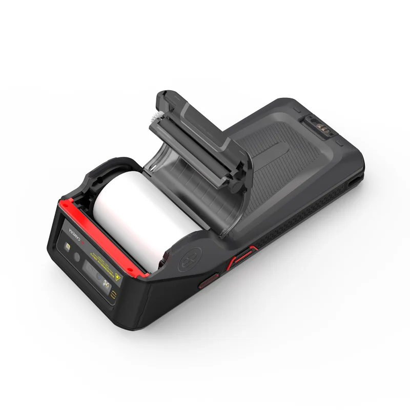 Android 13 Ручной 4G Pos 5 5-дюймовый с 2D-сканером/NFC 4 + 64 ГБ терминал Встроенный принтер