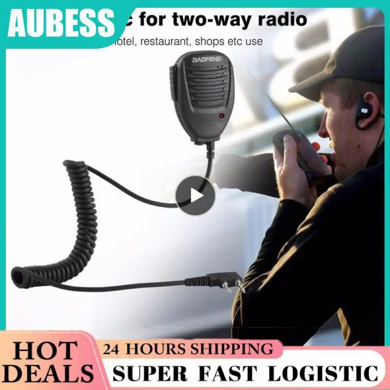 

2021 New Speaker Microphone For Baofeng 888S 5R UV82 8D 5RE 5RA Speaker Mic Headset Two Way Radio Walkie Talkie Handheld Mic