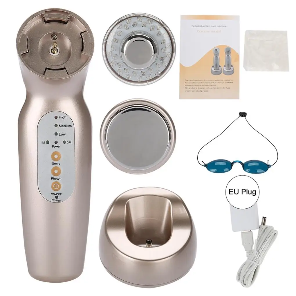 

Ultrasonic Beauty Machine Photon Therapy Face Skin Care Body Slimming Device EU Plug