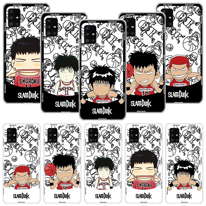 Чехол для телефона с аниме Slamdunk Slam Dunk для Samsung Galaxy A52 A53 A54 A12 A13 A14 A22 A23 A32 A33 A02S A03S A04S A72 A73 A42, чехол