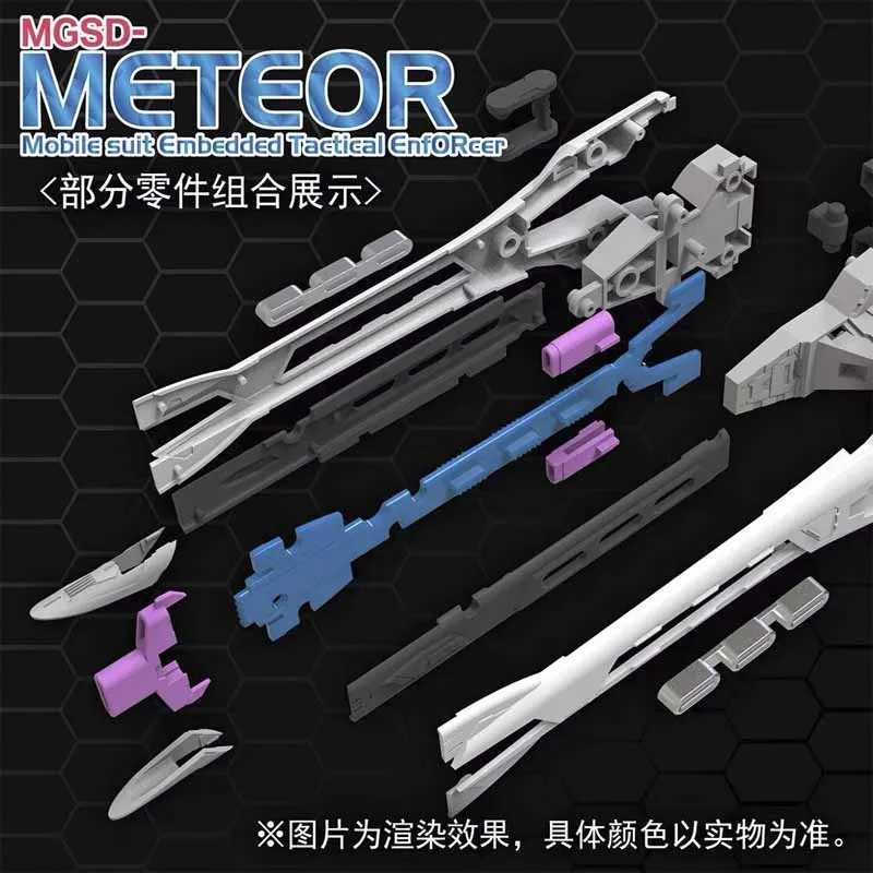 Фото Конструктор Bandai HG RG 1/144 DDB MGSD METEOR Gundam SEED: Модель летательного рюкзака, аксессуары и детали для сборки мобильного костюма Gundam, игрушка-модель №2