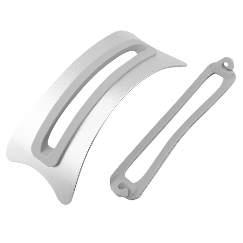 

Aluminum Space-Saving Laptop Vertical Stand Desktop Erected Holder For Pro Air 2Pcs Silica Gel Pad