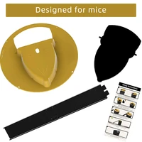 bucket lid door style mousetrap lethal trap for outdoor indoor multi catch reusable smart mouse rat trap plastic flip slide