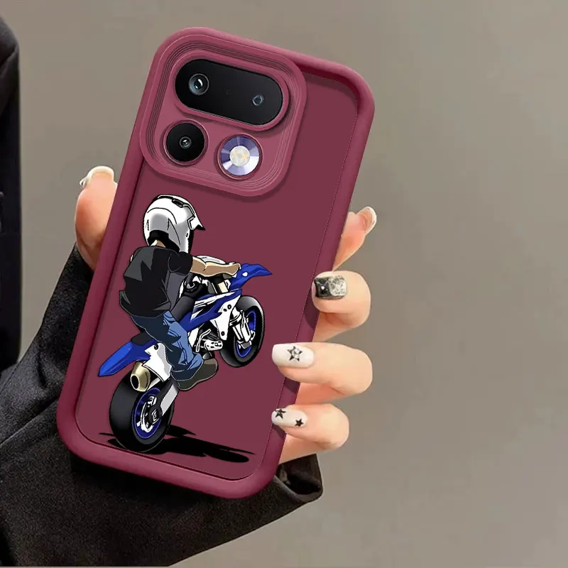 Фото Гибкий силиконовый чехол для Realme 16 Pro 16T 5G, защитный чехол с ударопрочным принтом Motocyber. №4