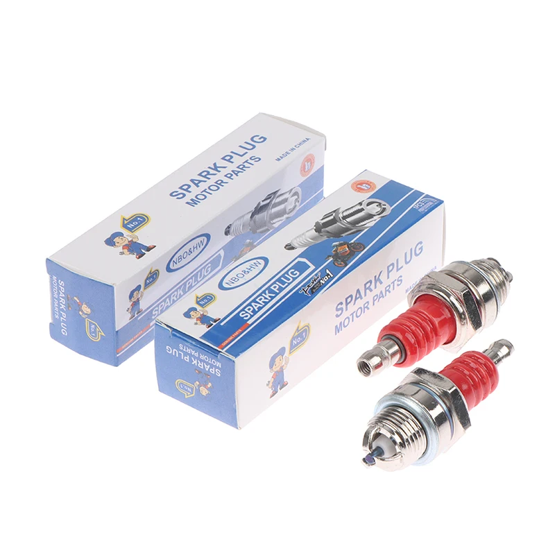 

2pcs 3-sided Pole Spark Plug L7T 2 Stroke Electrode 5200 Replace Accessories