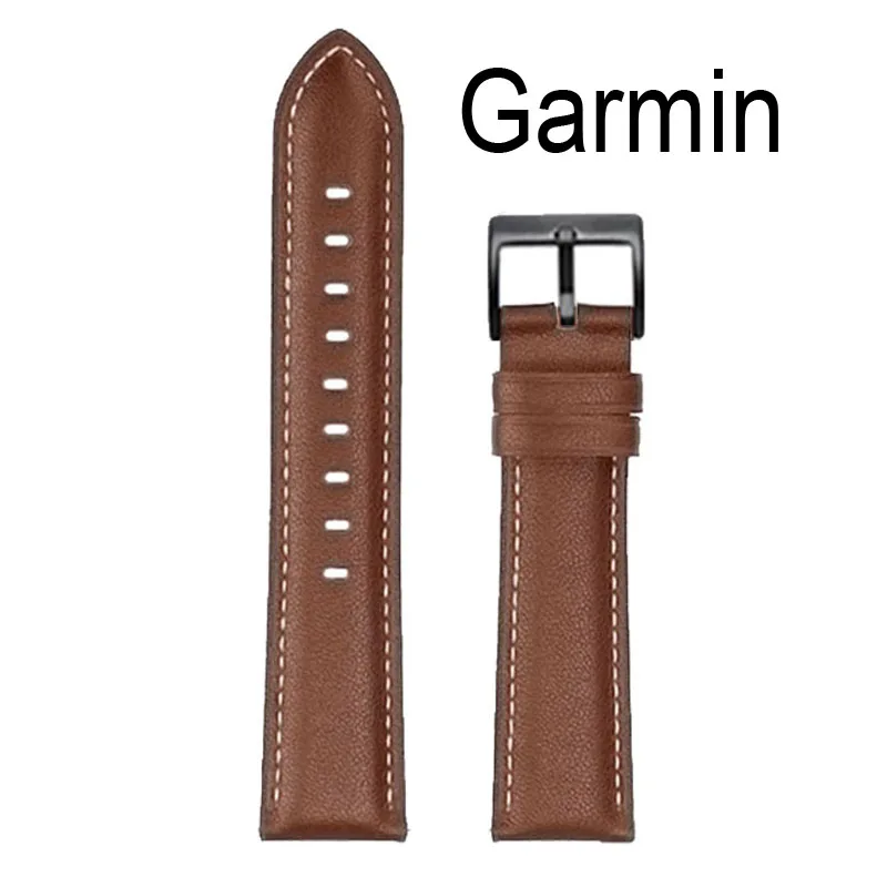 

Leather Bracelet For Garmin Venu 2 Plus SQ Forerunner 158 55 645 245 245M Vivoactive 3 3t Watch Strap