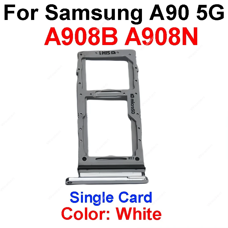 Лоток для SIM-карты Samsung Galaxy A90 A908B A908N 5G A9080 держатель лотка адаптер запасные части