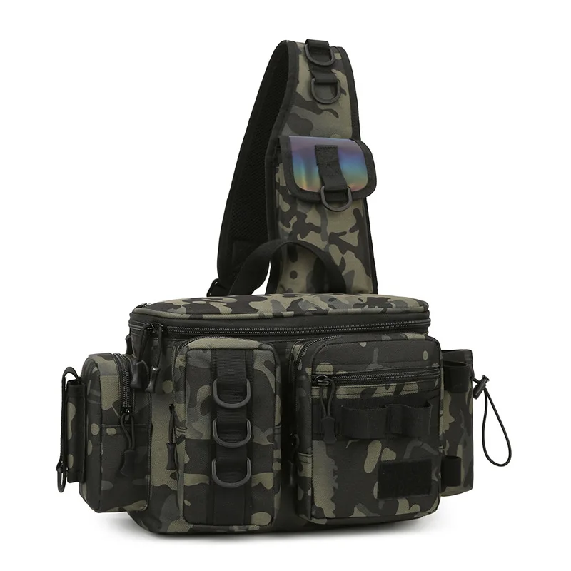 

Lure Shoulder Messenger Bag Waist Bag Fishing Tackle Bag Hanging Rod Bag Outdoor Cycling Bag Fishing Bag Tackle Bag