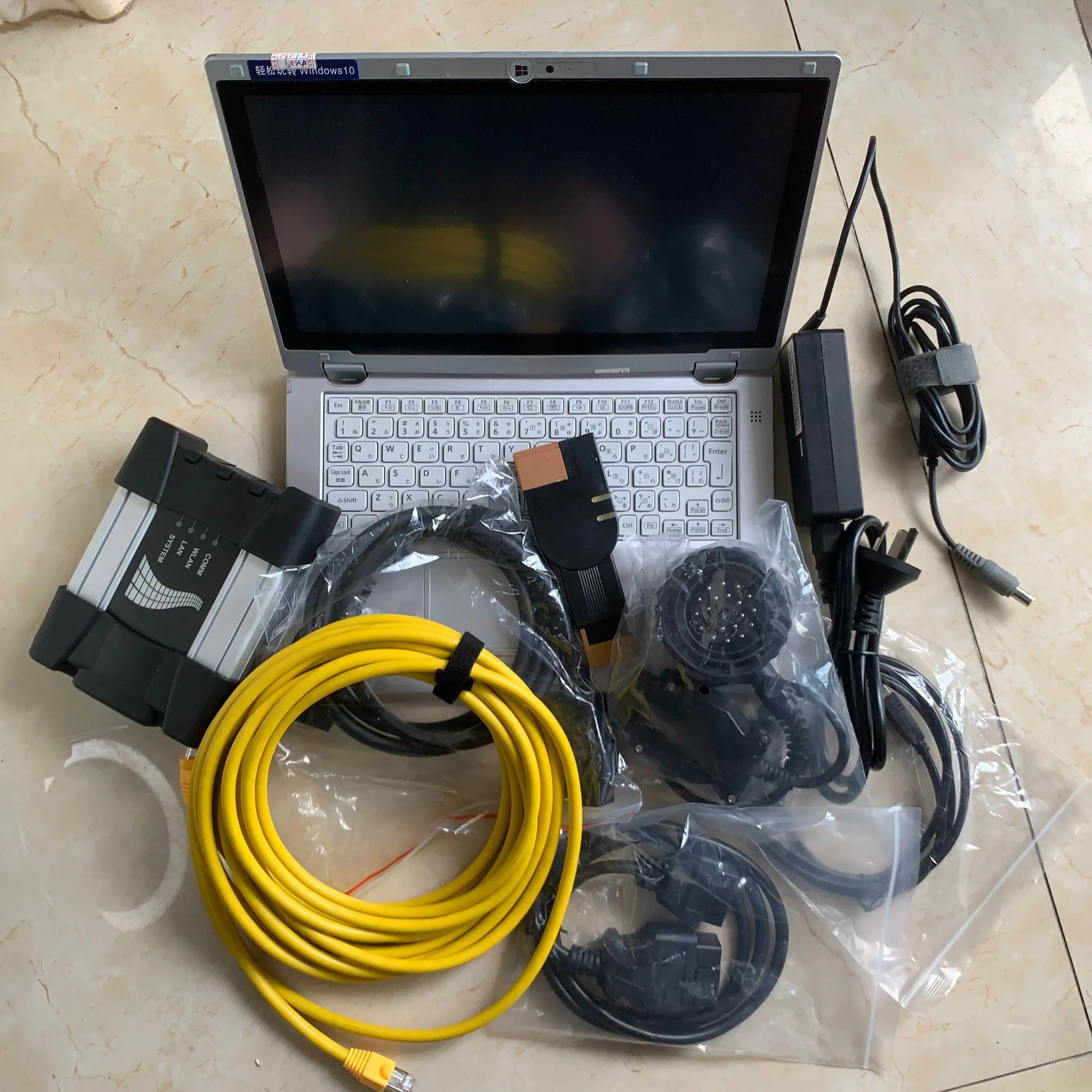 

Профессиональный инструмент для диагностики автомобиля Icom Next для BMW с новейшим программным обеспечением 1TB Mini SSD ноутбук CF-AX2 I5 CPU 8G