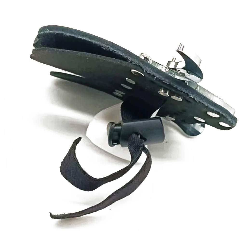 Adjustable Archery Finger Tab Finger Guard Recurve Bows Metal Compound Bow Support  Positioning Finger Guard images - 6