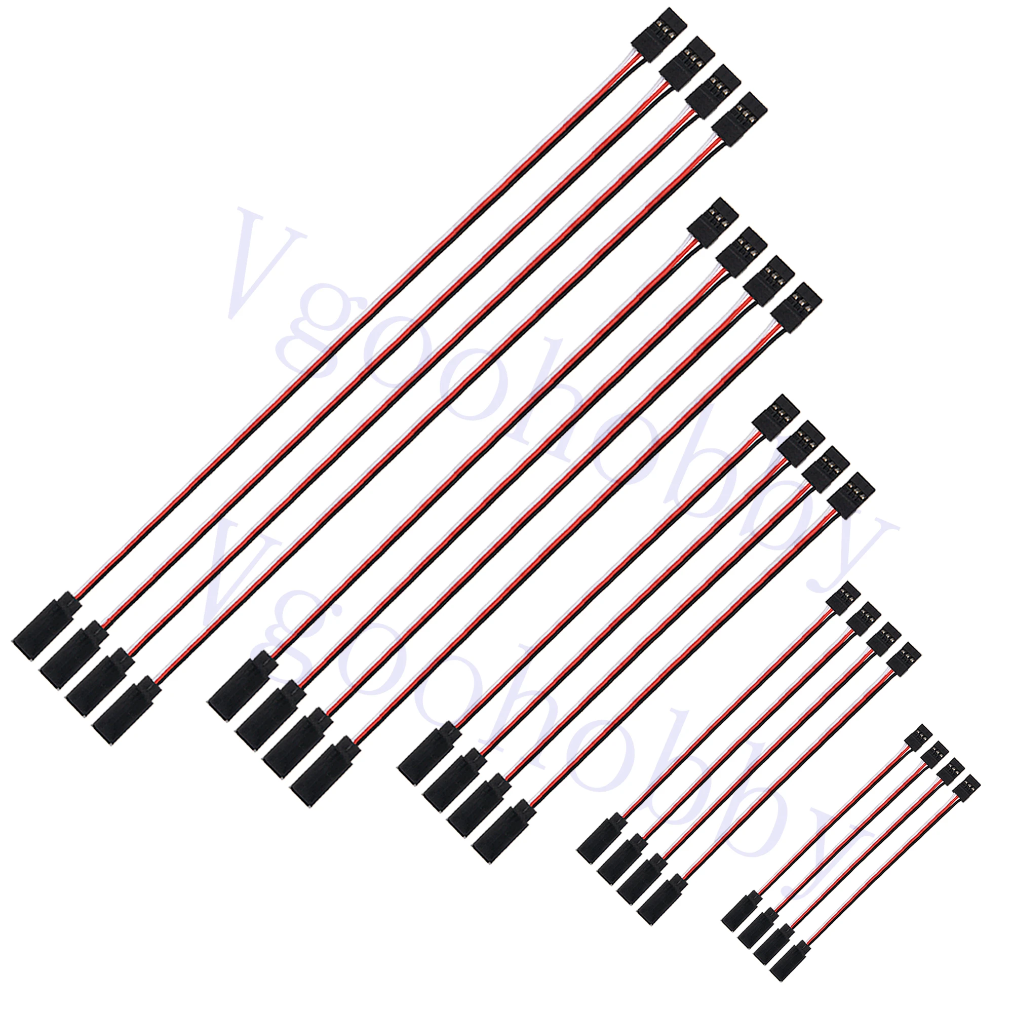 20 шт., 3-контактный удлинитель для радиоуправляемых машинок, вертолётов, лодок