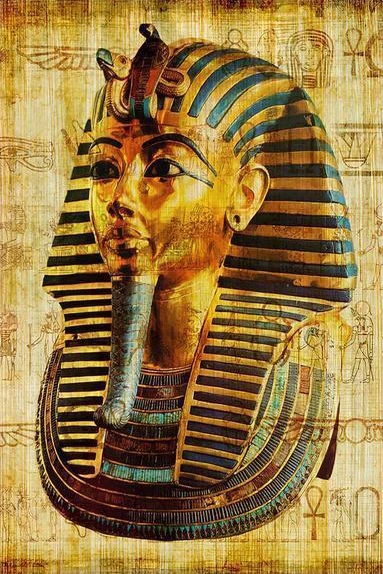 

Ретро картина египетский фараон