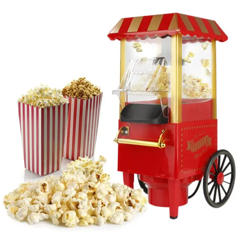 

Air Popcorn Machine Household Popcorn Maker For Healthy Snacks 220v 1200w EU Plug Electric Popcorn Popper For Kids Gift HWC