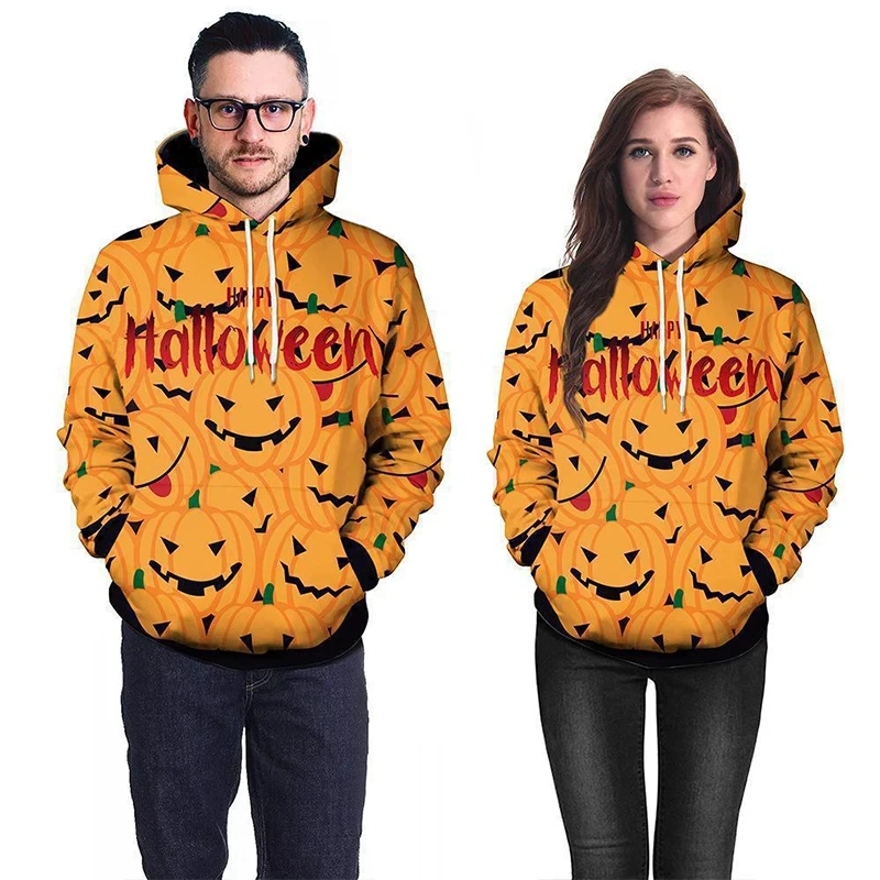 

Halloween Hoodies Men Fashion Casual Cool Holiday Cosplay Costume Sweatshirts Women Hip Hop Harajuku Streetwear Pullover Unisex