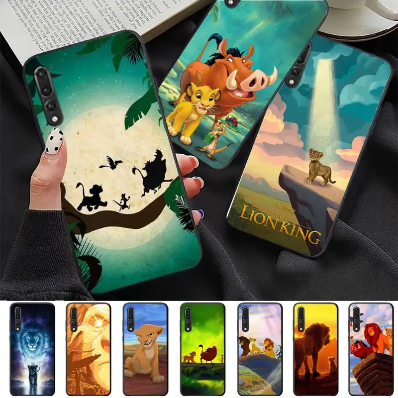 

Disney Lion King Phone Case for Huawei P30 40 20 10 8 9 lite pro plus Psmart2019