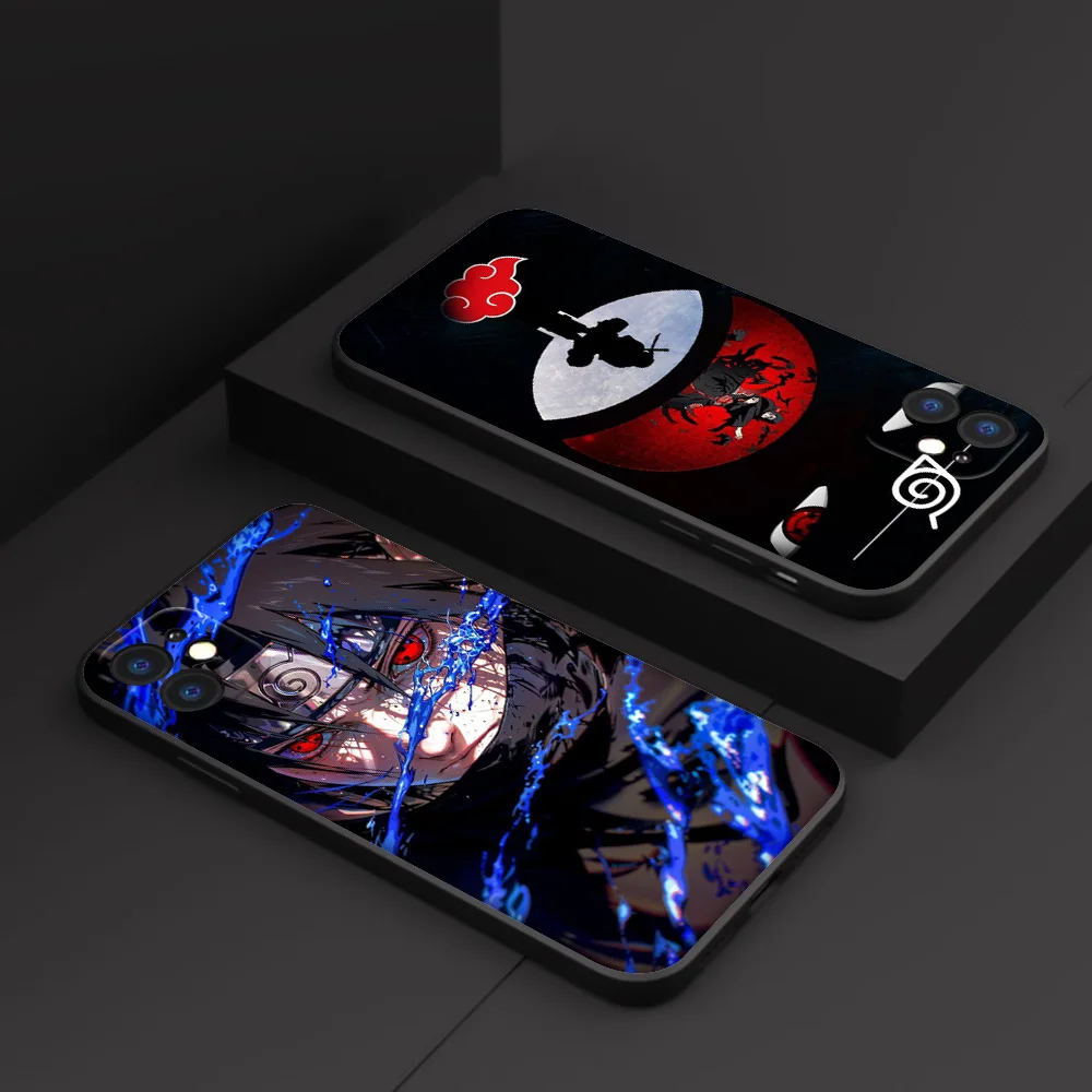 Мягкий чехол SA5 Akatsukis Itachis Uchihas Sasukes для Samsung Galaxy A15 S10E S9 S8 S7 Note 20 10 9 8 Plus Lite