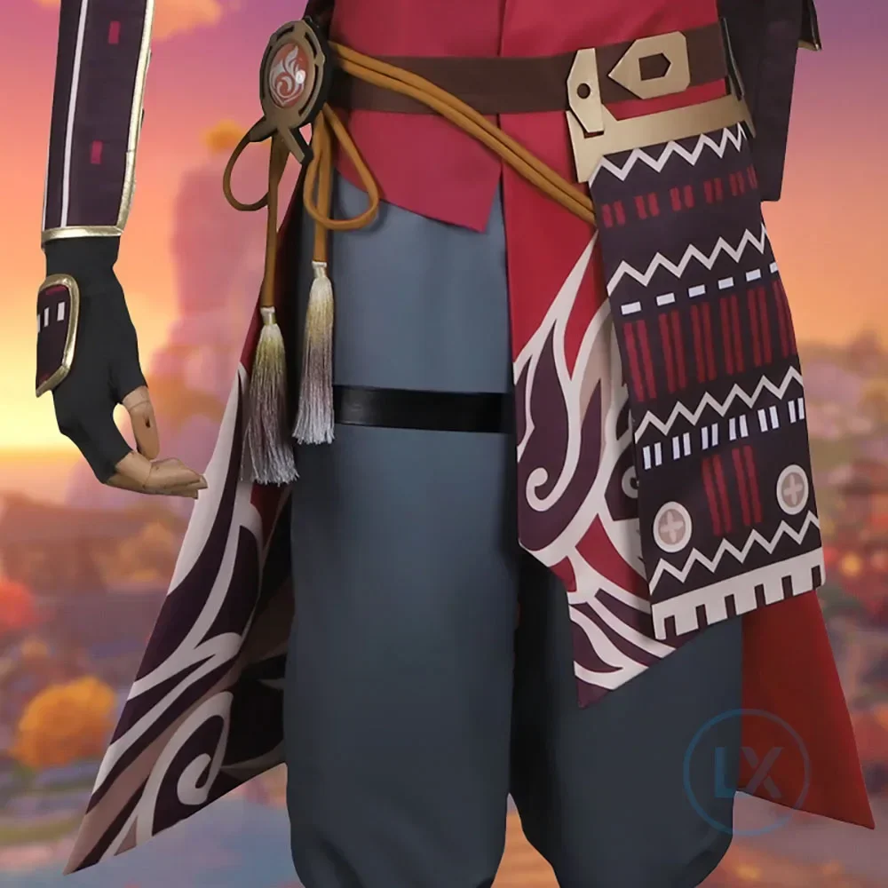 Игра Genshin Impact Tohma Косплей Костюм для мужчин Хэллоуин Полный комплект подарков