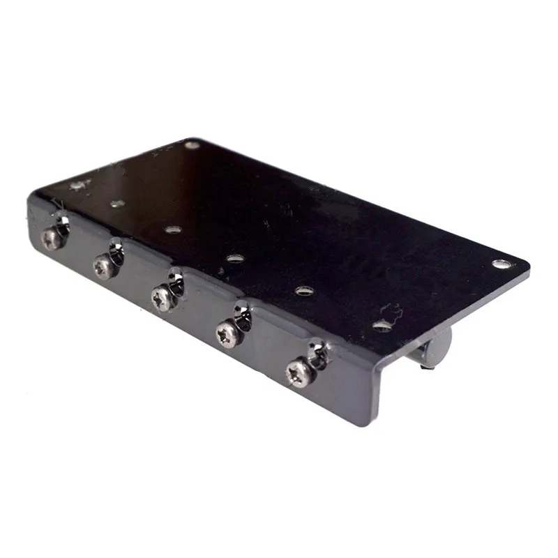 Фото Black iron bass Electric guitar Bridge 5 bass strings Guitar accessories Parts Musical instruments №2