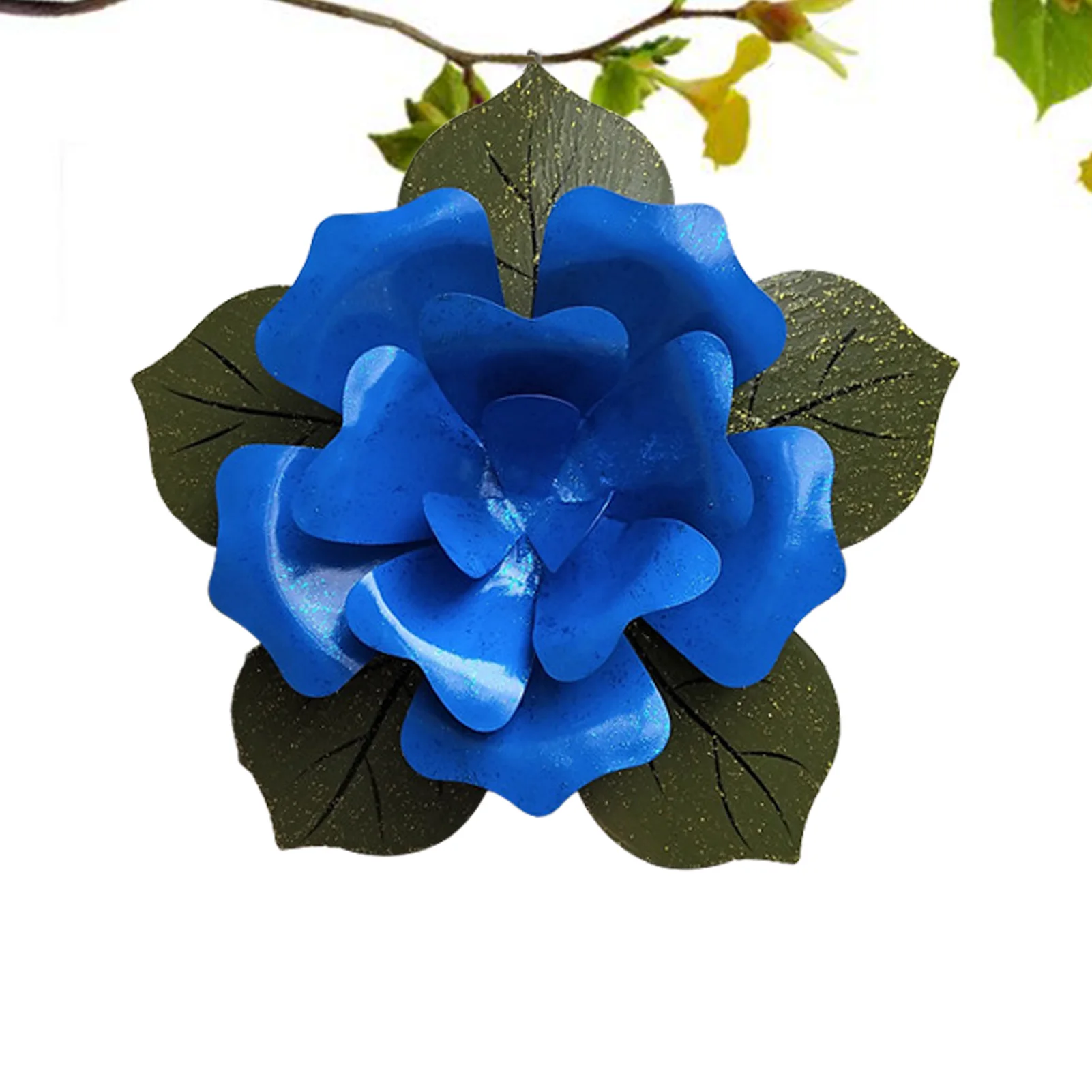 

Metal Flowers Wall Art Outdoor Metal Flowers Metal Wall Decor Flower Sculpture Fence Yard Ornaments Floral Wall Art Decorations