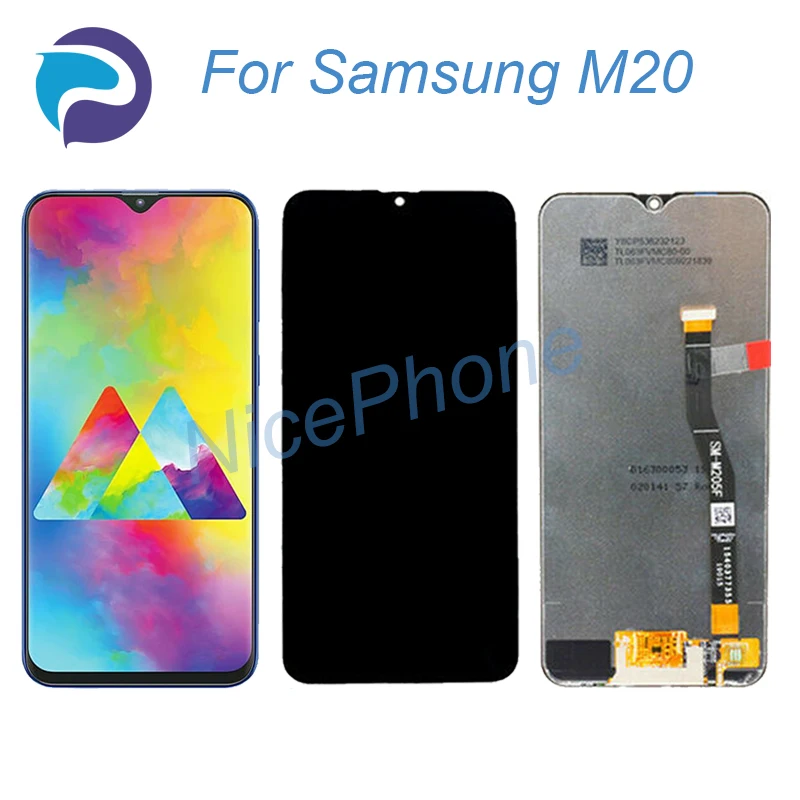 ЖК-дисплей с сенсорным экраном и дигитайзером в сборе для Samsung M20 6 3 дюйма SM-M205F/FN/G/M