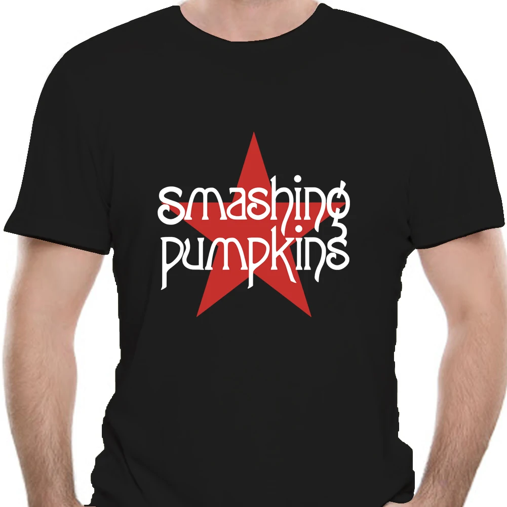 Футболка черная с логотипом SMASHING PUMPKINS Альтернативная футболка SILVERCHAIR BUSH ZWAN для
