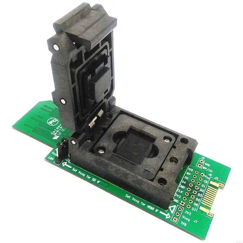 Фото 96BA EMMC169 сжигание чипа сокет EMMC169 Тестовый сокет EMMC BGA Adapter Легко в использовании №3
