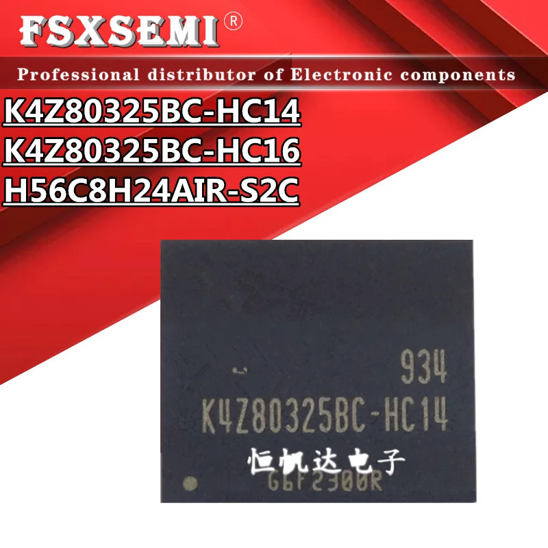 

1pcs K4Z80325BC-HC14 K4Z80325BC-HC16 H56C8H24AIR-S2C Chips